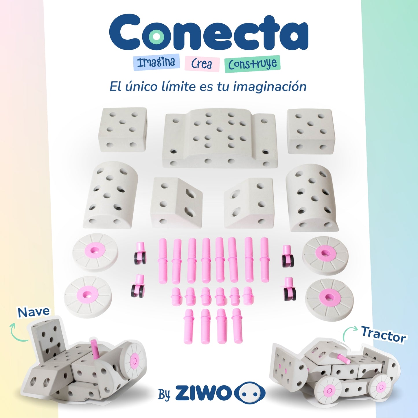 🧩 Conecta • Bloques de Goma EVA