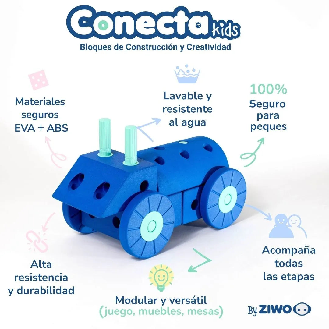 Conecta Kids 🧩 • Set de Construcción Infantil